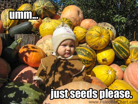 just pumpkin seeds please