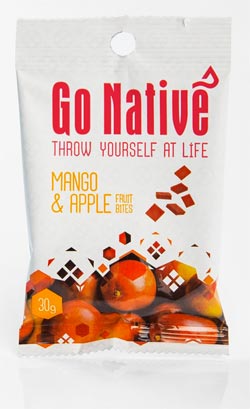Go Native Fruit Bites Mango and Apple Flavor