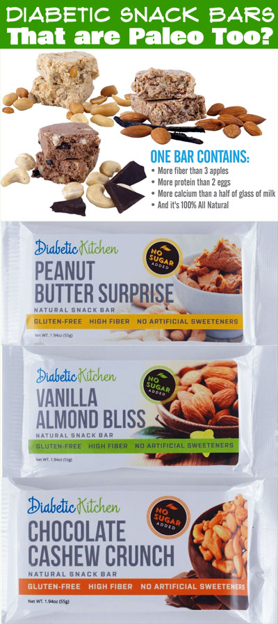 Paleo and Diabetic Snack Bars?