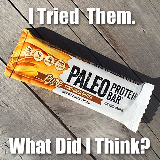 Sunflower Butter Paleo Protein Bars - I Tried Them - What Did I Think?