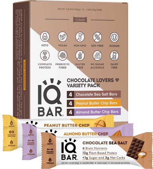 IQ Protein Bars Variety Pack