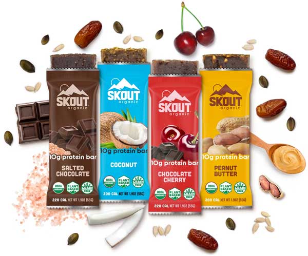 Skout Organic Protein Bar Variety Pack