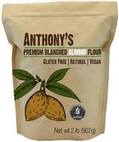 Anthonys Blanched Almond Flour for Making Homemade Paleo Bars