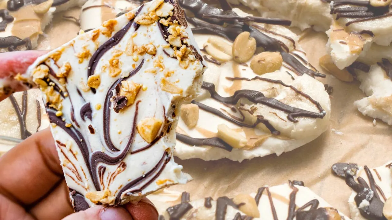 Frozen Cottage Cheese Protein Bark