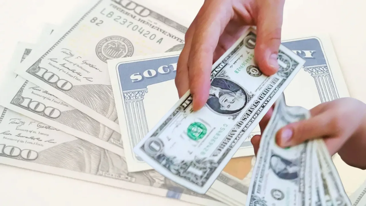 Social Security checks with 2.8%