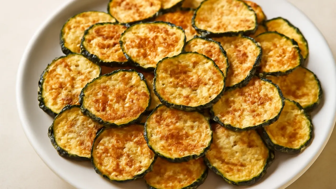 Healthy Air Fryer Zucchini Chips