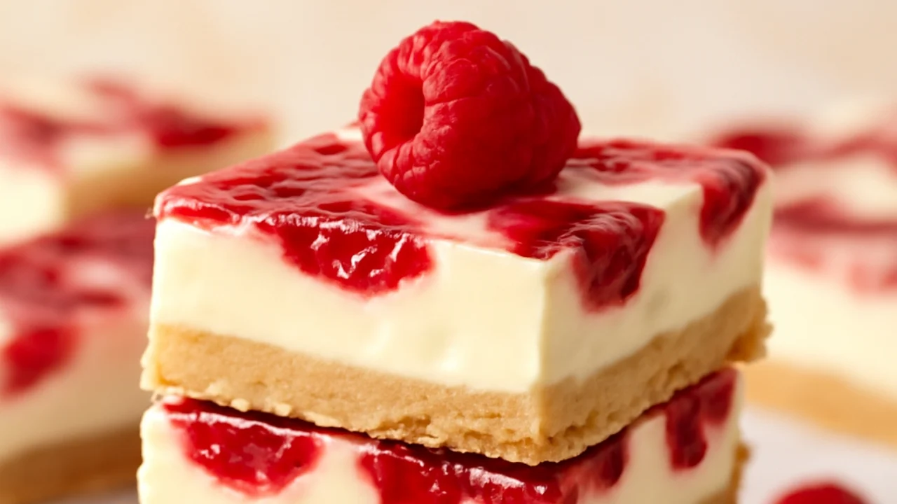 No-Bake White Chocolate Raspberry