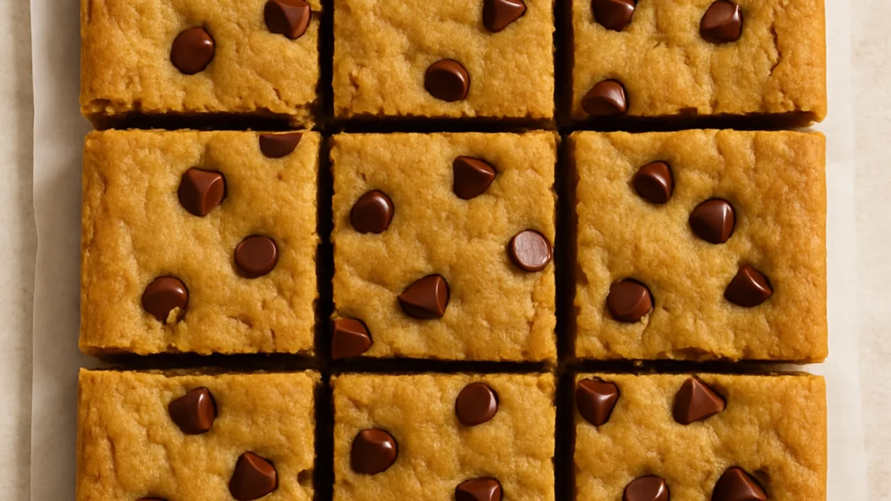 Sneaky Chickpea Blondie Bars