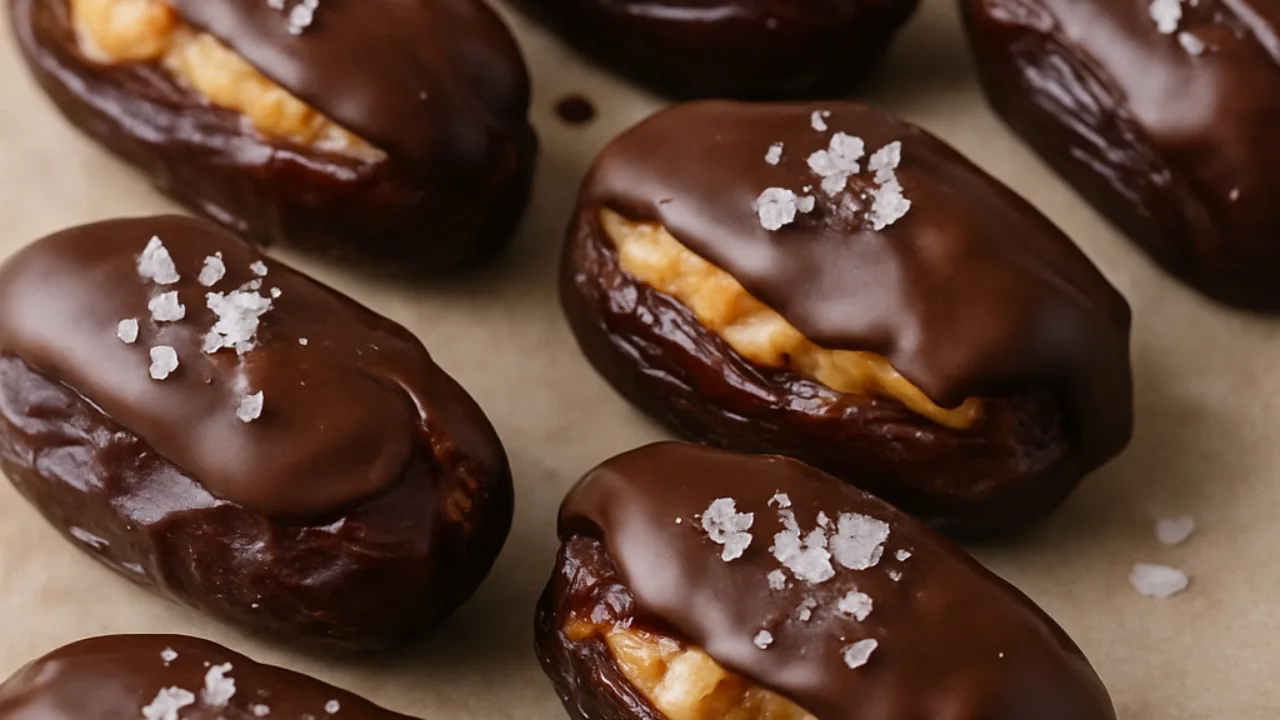 Snickers Stuffed Dates